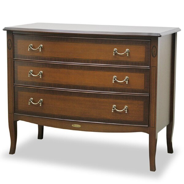 ローチェスト 3段 クラシック調 猫脚 Venezia 幅90cm 開梱設置