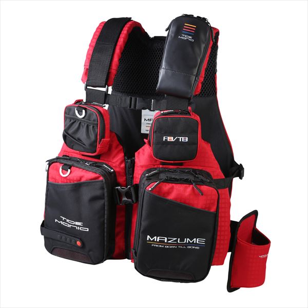 mazume ライフジャケット MZLJ-831 mazume タイドマニアライフジャケット レッド フリー 13,900円