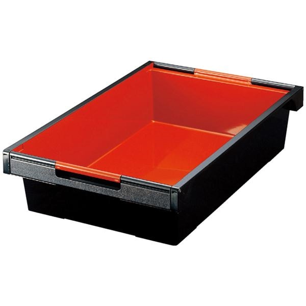 和コンテナ（小） 黒パール内朱 A