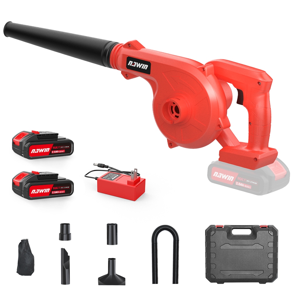 20V 充電式ブロワ 2.0Ahバッテリー2個付　コードレス 落ち葉払い　水滴飛ばし