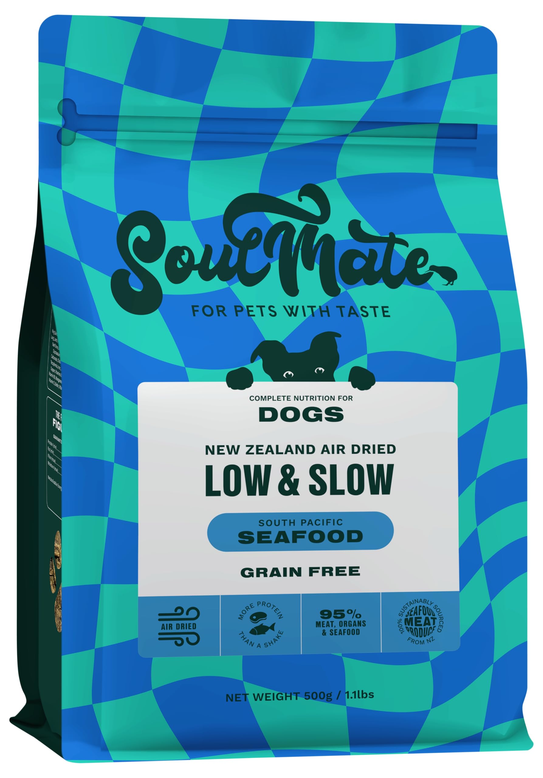 ソウルメイト SoulMate DOG エアドライフード シーフード 500g
