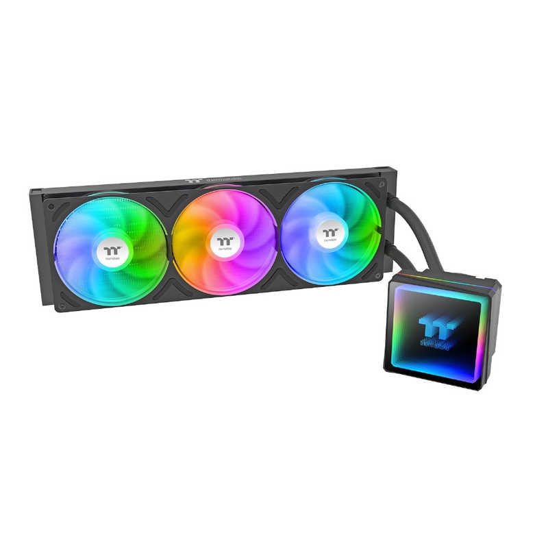 THERMALTAKE　TH360 V3 ARGB Sync Black All-In-One Liquid Cooler　CL-W466-PL12SW-A