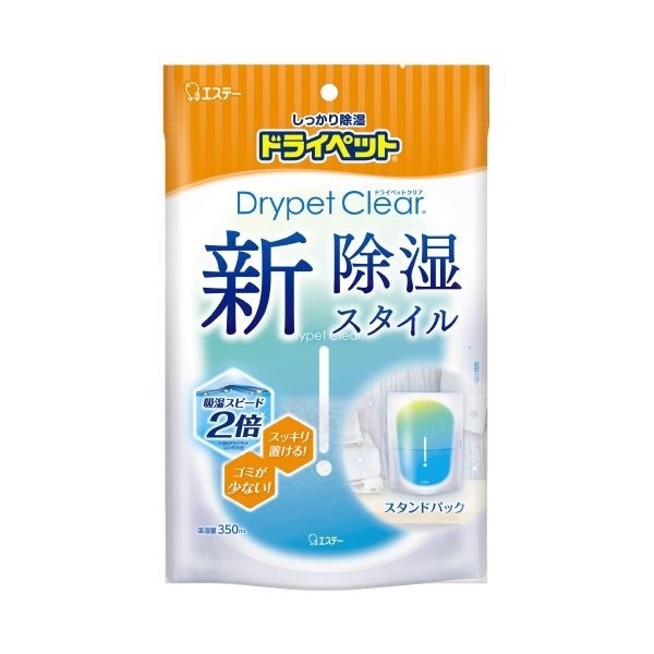 （まとめ）エステー 除湿剤 ドライペット クリア 吸湿量350mL[x10セット]