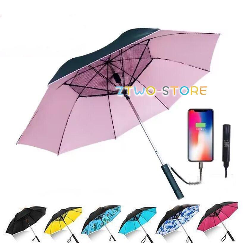 最新 ファン付日傘 ミスト散布ファンパラソル ミスト梅雨 暑さ対策 扇風機付き日傘 ファンパラソル 晴雨兼用 紫外線カット ＵＶカット 撥水 大型 ビジネス新品