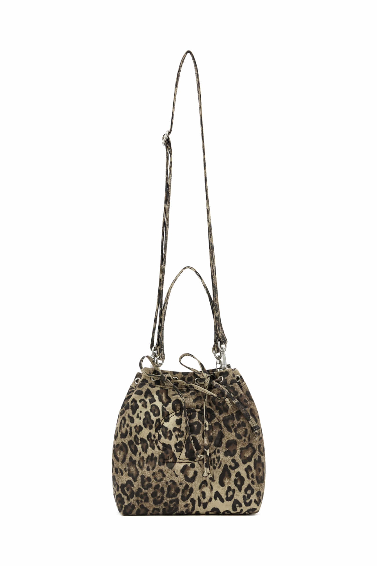 ★韓国人気★ 【DEINET】 D STITCH PADDING BAG IN LEOPARD ☆韓国人気☆ 【DEINET】 D STITCH PADDING BAG IN LEOPARD