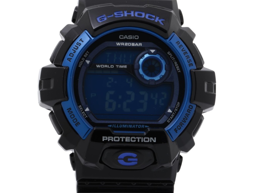 腕時計 G-SHOCK DIGITAL 8900 SERIES G-8900A-1JF 樹脂／アルミ - デジタル ブルー ブラック系 ウォッチ ブランド 高級 人気 プレゼント【本物保証】