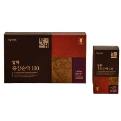 韓国ヤクルト 発揮6年根紅参 紅参エキス100 80ml x 30P / 韓国食品 / 健康食品 / 免疫力up / プレゼント