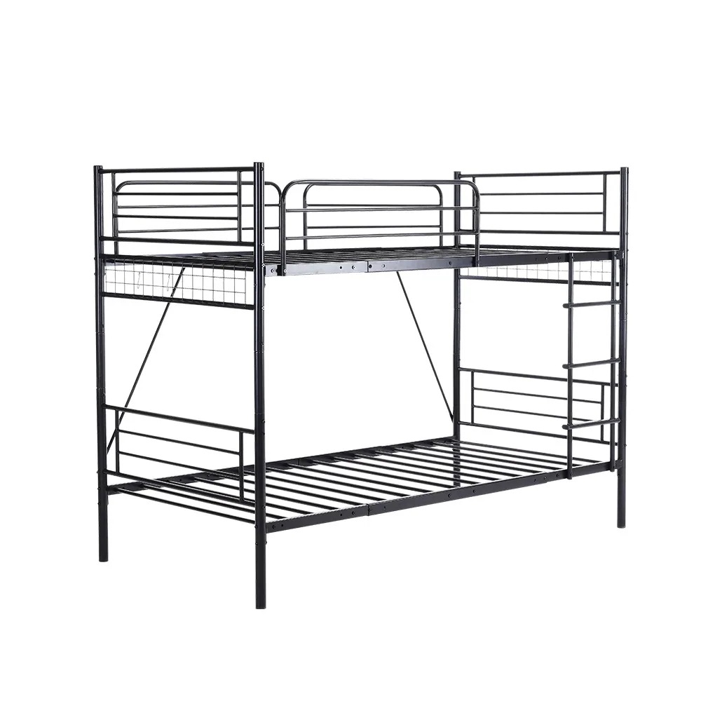 パイプベッド ロフトベッド 分割可能 シングル パイプ ミドルタイプ シングルベッド 上下分割可能 パイプベッド 【ブラック】 28,321円