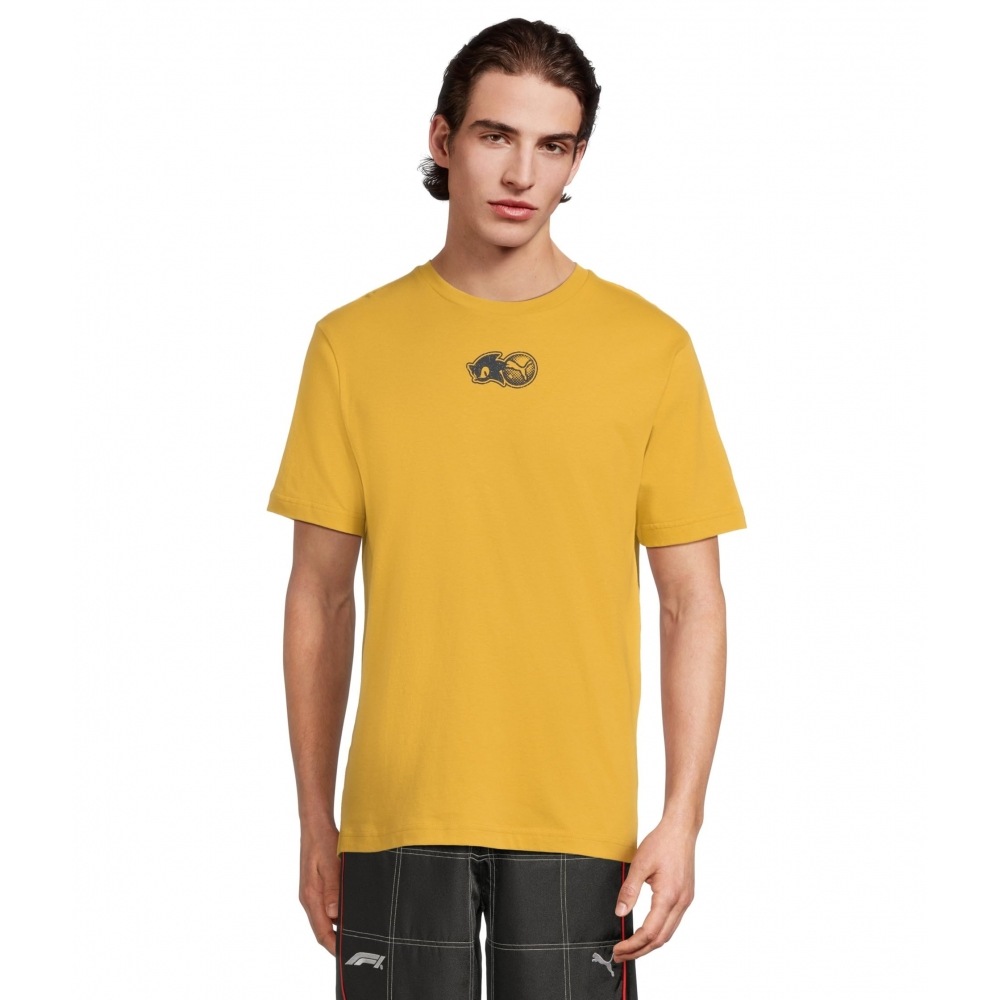PUMA ソニックザヘッジホッグリラックスグラフィック T シャツアーカイブゴールド