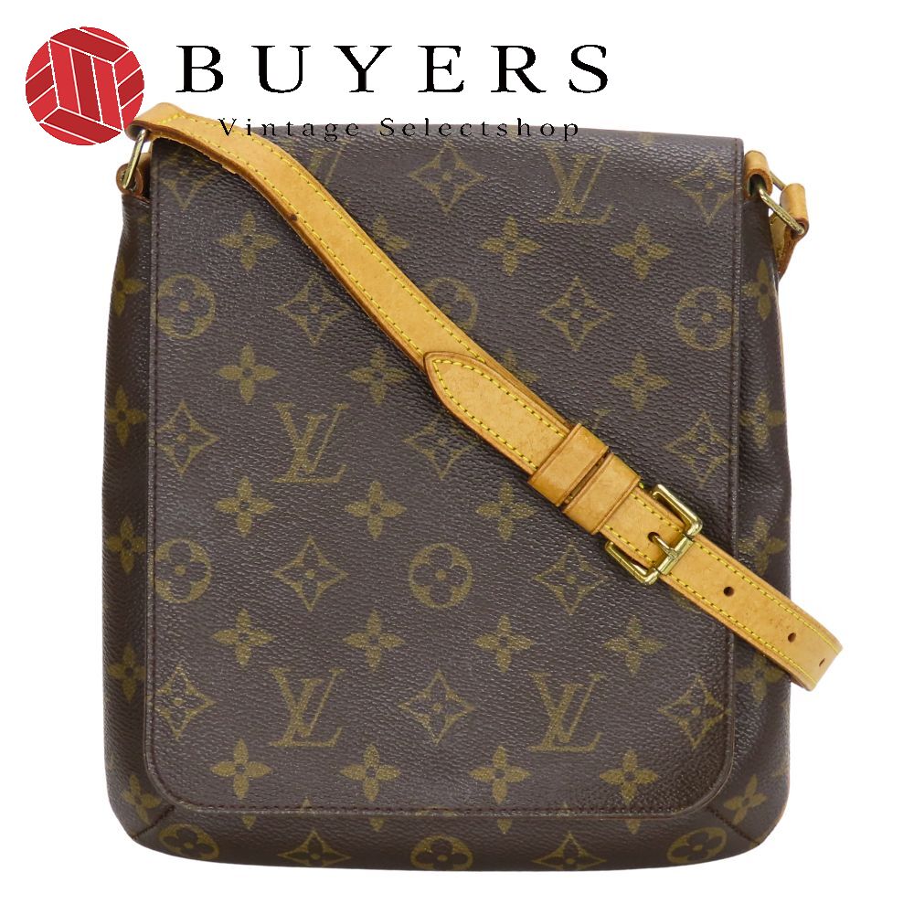 中古 ショルダーバッグ ミュゼットサルサ M51258 ショートショルダー モノグラム ヌメ革 ブラウン 肩掛け 普段使い 人気 レディース 女性 38,610円