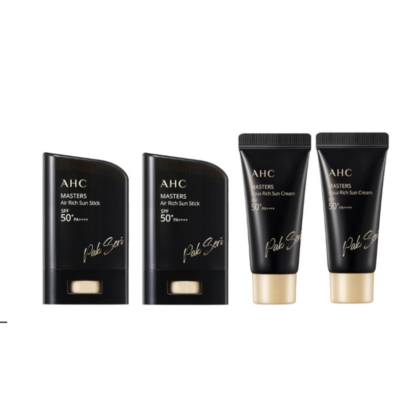 マスターズ エアリーチ SPF50 + PA +++ サンスティック22gX2+日焼け止め 10mlx2 4点セット 4,614円