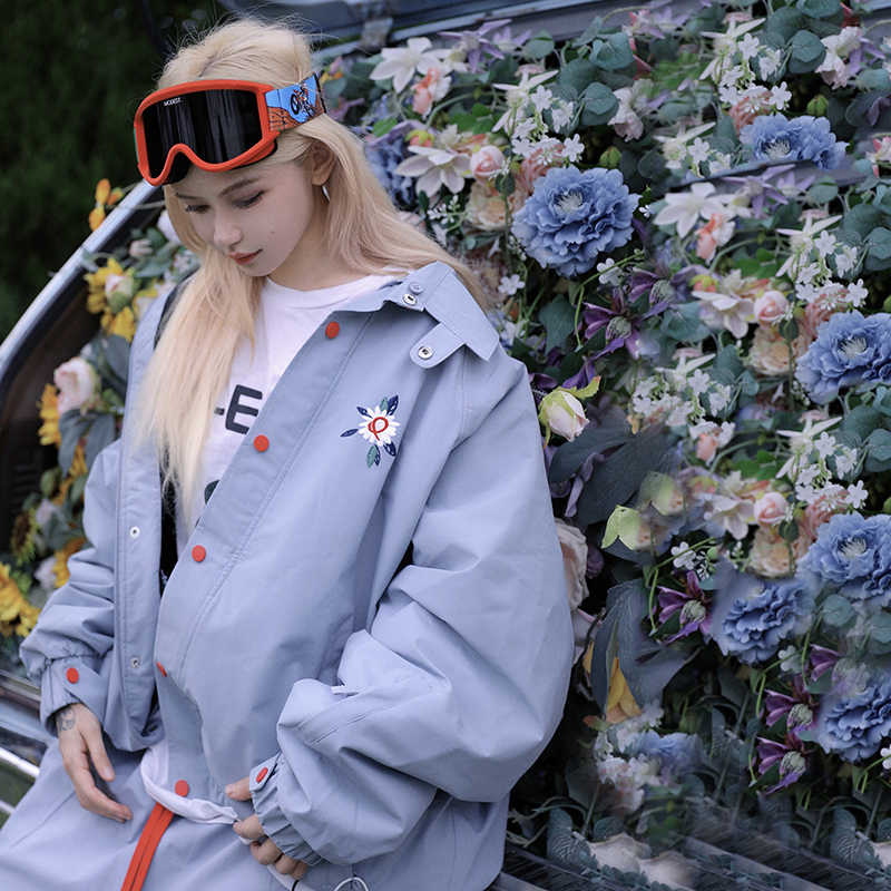 スノーボードウェア 2024 2025 上下セット レディース メンズ 防水15000 ジャケット アウター パンツ 韓国風 防水防寒防雪保温