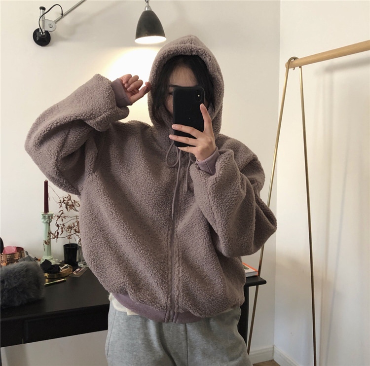 コート レディース ファーコート リュームコート アウター ショート丈 ボアジャケット コーデ フー