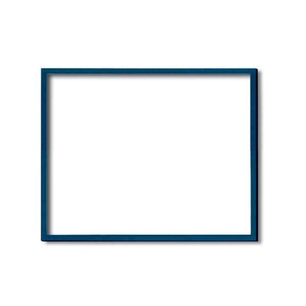 木製額色あせを防ぐUVカットアクリル デッサン額 三三サイズ（606455mm）ブルー 壁掛けひも付き 化粧箱入り