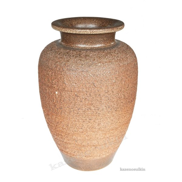 窯肌松皮壺型花瓶 20号　（信楽焼陶器花瓶花入れ花器）