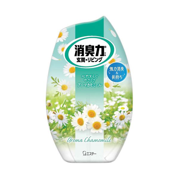 （まとめ） エステーお部屋の消臭力 アロマカモミール 400mL 1セット（3個） [x5セット]