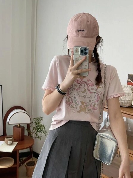 新品レディース服 Tシャツ半袖トップス3色M-XL