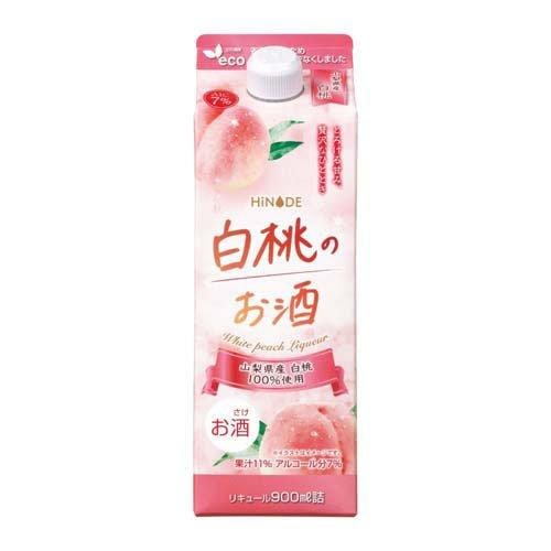 【送料無料】キング醸造 HiNODE 山梨県産 白桃のお酒 900ml24本 【本州(一部地域を除く)は送料無料】
