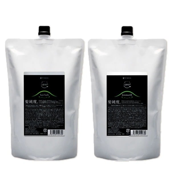 クゥオ ヘアバス(シャンプー)H 850mL + キトマスク K 850g セット 詰め替え