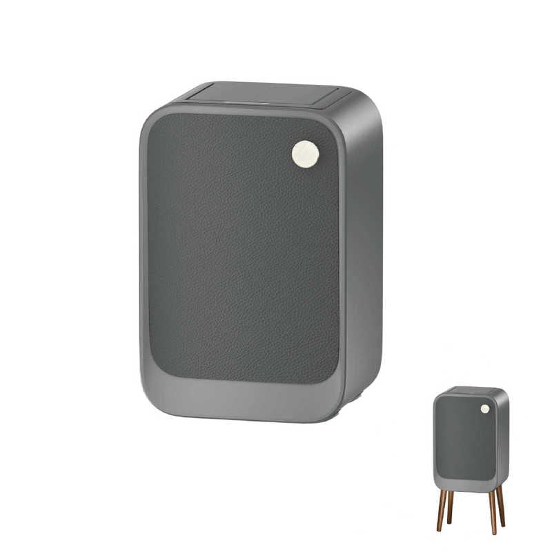 ウィンコド　ウィングオープン式ステンレス製センサー付きゴミ箱 [20L / 自動センサー式] グレー　TH-ATC20-GR