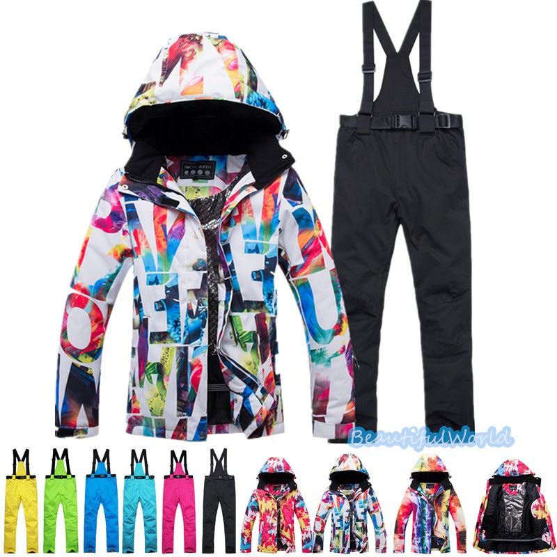 スノーボードウェア 上下セット スキーウェア メンズ レディース セットアップ 男女兼用 スノボウェア スノーボード ジャケット パンツ 撥水防風 保温 雪遊び 暖かいH36 10,930円