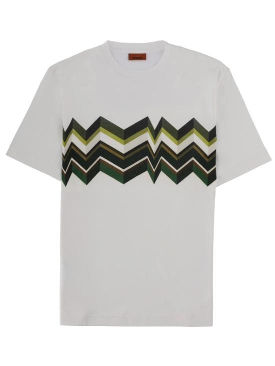 MISSONI Men T-Shirts BS26SL00 BJ00QPS01KS WHITE