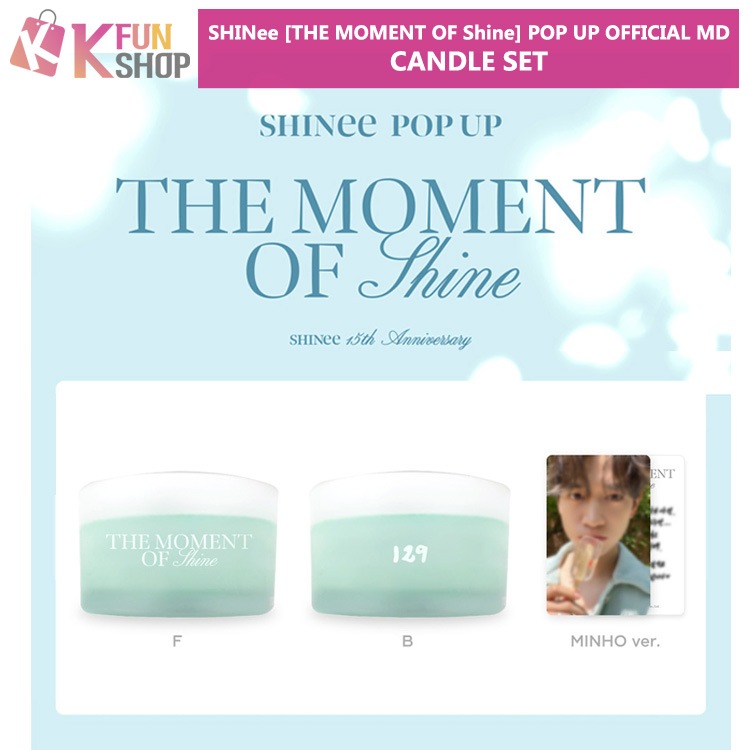 即日 [CANDLE SET] SHINee [THE MOMENT OF Shine] POP UP OFFICIAL MD【キャンセル不可】
