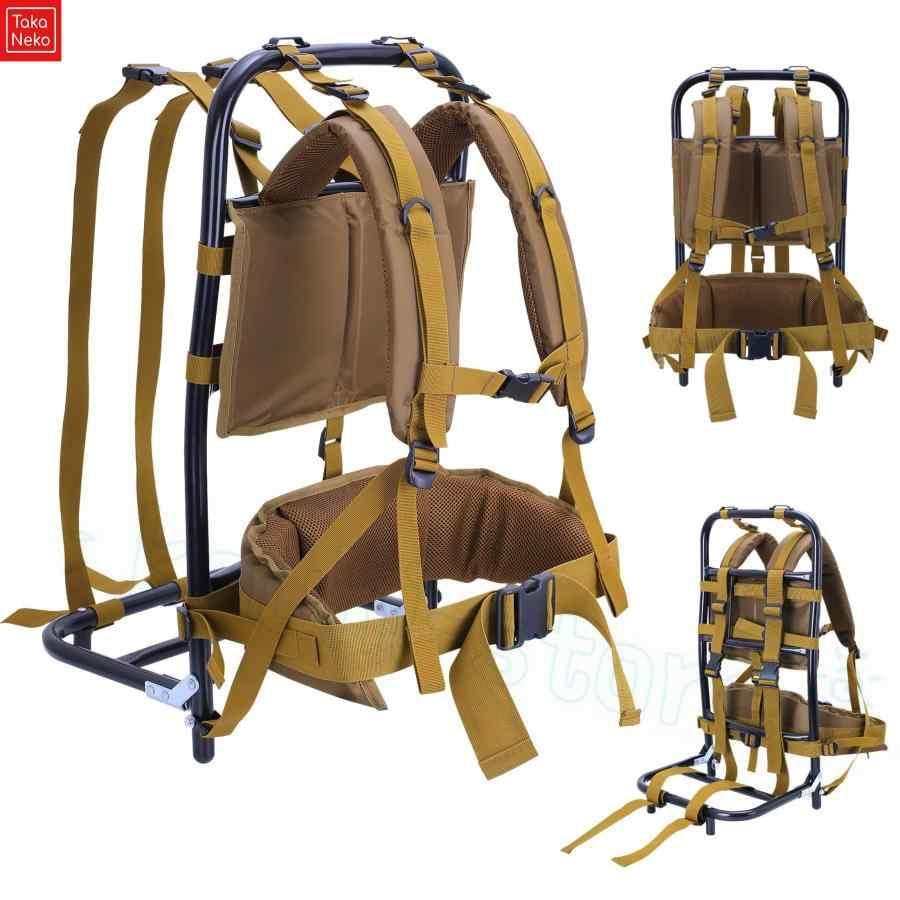 超荷重75kg 背負子 キャリー 軽量 背負う補助具 背負い子 背負投 釣りや登山に適する 背負い持ち しょいこ 折りたたみ可能