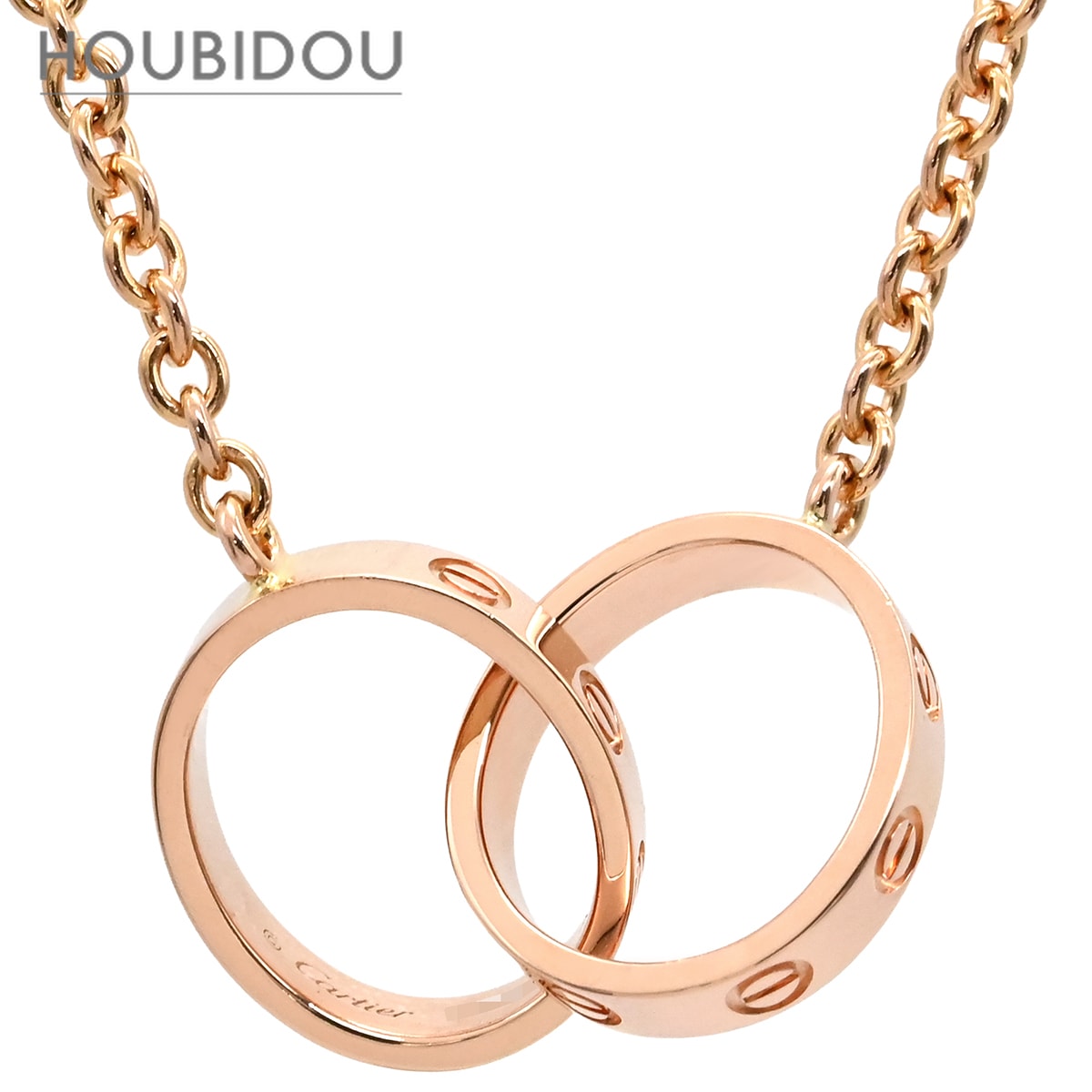 カルティエ ネックレス ベビーラブ ピンクゴールド 18金 18K 750PG B7212300【中古】