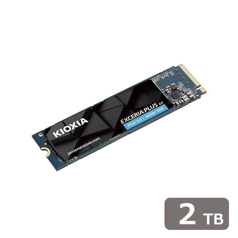 KIOXIAキオクシア 内蔵SSD KIOXIA EXCERIA PLUS G4 NVMe Gen5x4 2TB SSDCK20N5PLG4N 23,475円
