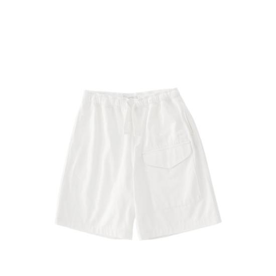 STUDIO NICHOLSON Men Shorts SNM 1470 IKARIA SALT NEUTRALS