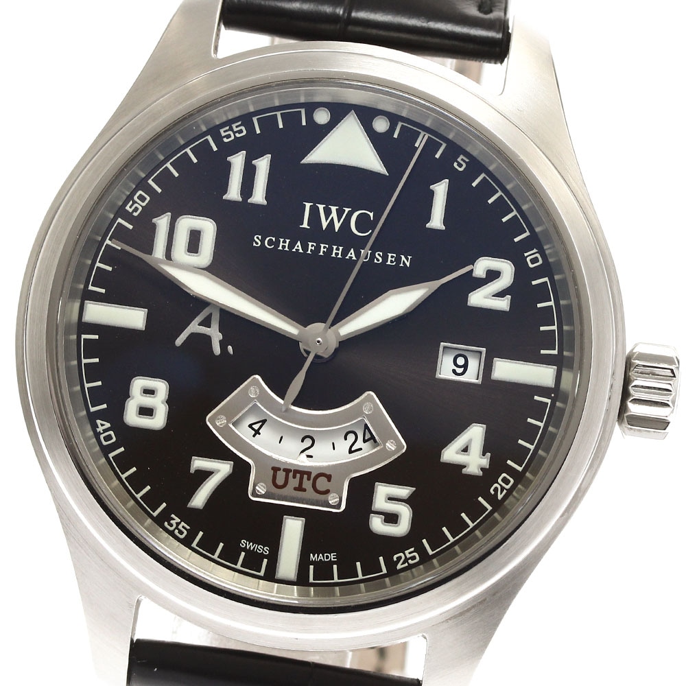 IWC IWC SCHAFFHAUSEN IW326104 パイロットウォッチ アントワーヌ・ド・サンテグジュペリ 自動巻き メンズ 美品 箱・保証書付き_904487【中古】