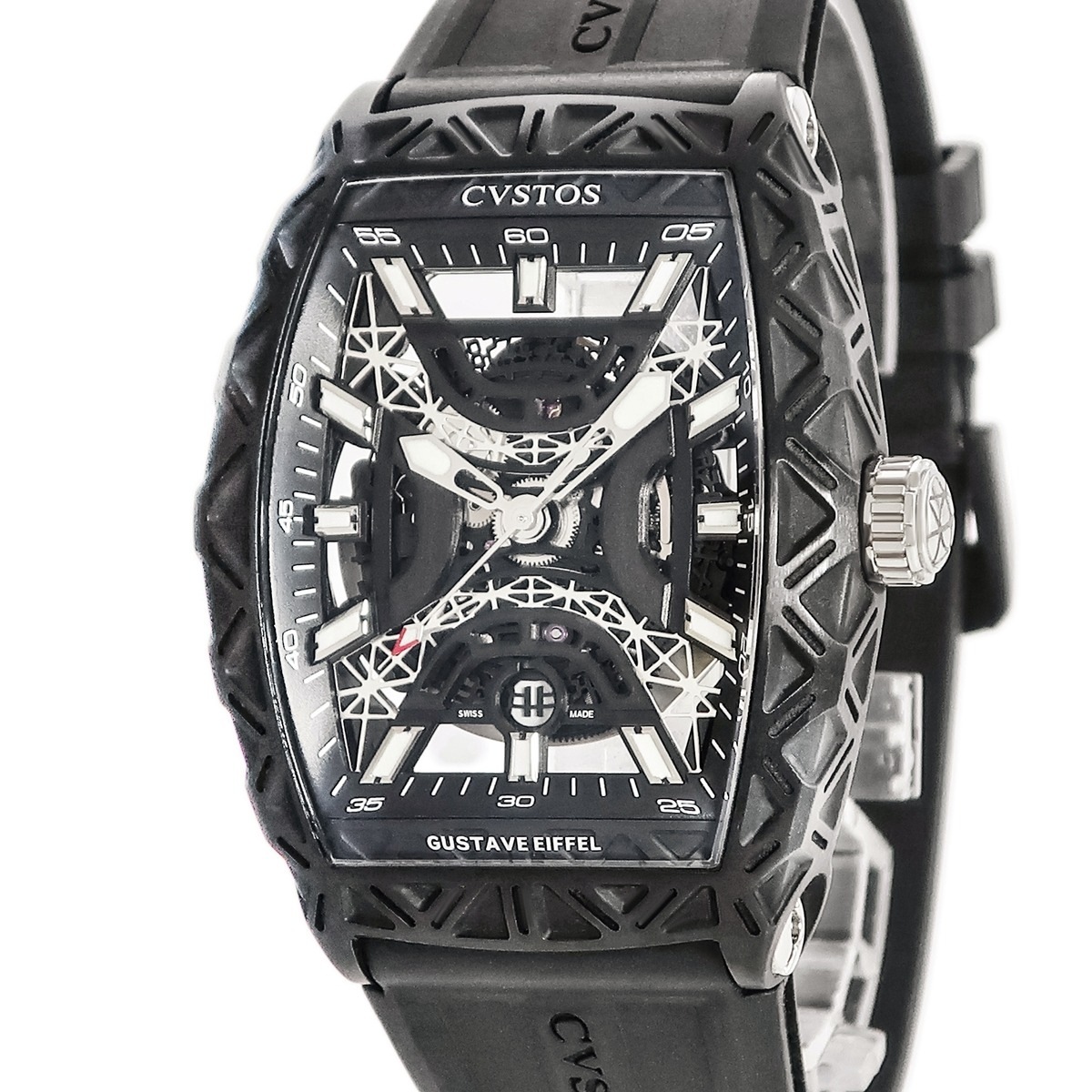 チャレンジ ギュスターヴ エッフェル CVT-EIFFEL-CPTT BST 自動巻き メンズ ブラックPVD SS 限定30本 3年保証