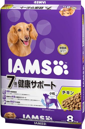 ドッグフード 7歳以上用 健康サポート 小粒 チキン シニア犬用 8キログラム (X 1)
