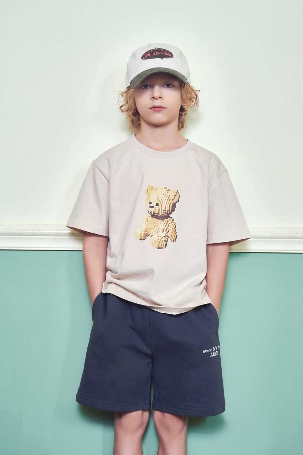 KIDS BLOCK BEAR SHORT SLEEVE T-SHIRT