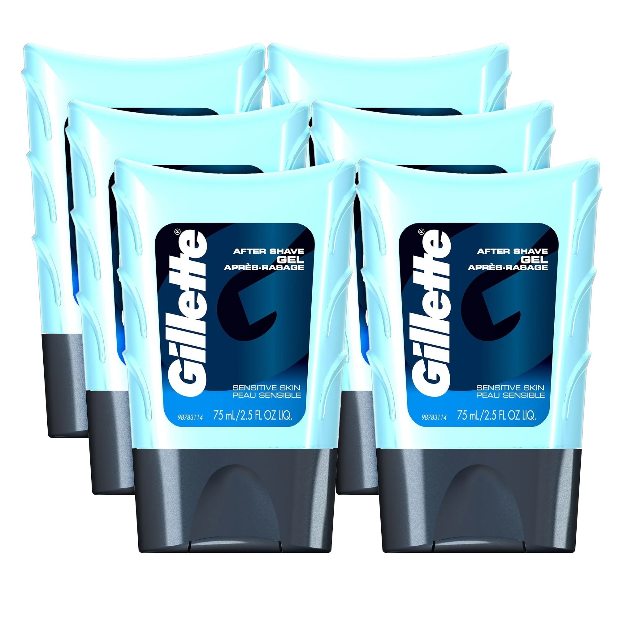 Gillette After Shave Gel, Sensitive Skin, 2.5 Ounc