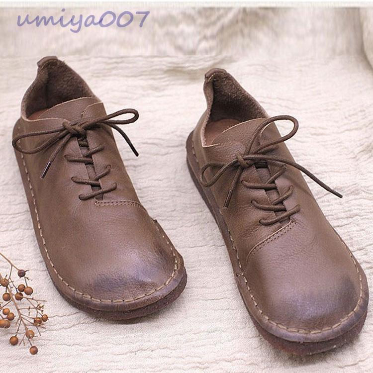 期間限定オファー パンプス　レディース革靴　女性　フラット　春夏秋冬　オールシーズン　本革　おしゃれ 疲れない　履きやすい　革靴　シューズ　歩きやすい　婦人靴 新品