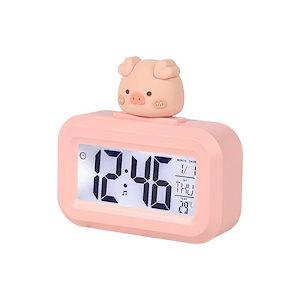 目覚まし時計電子時計表示小型デジタル時計ミニデスクトップ小中学生スマートデスクトップ