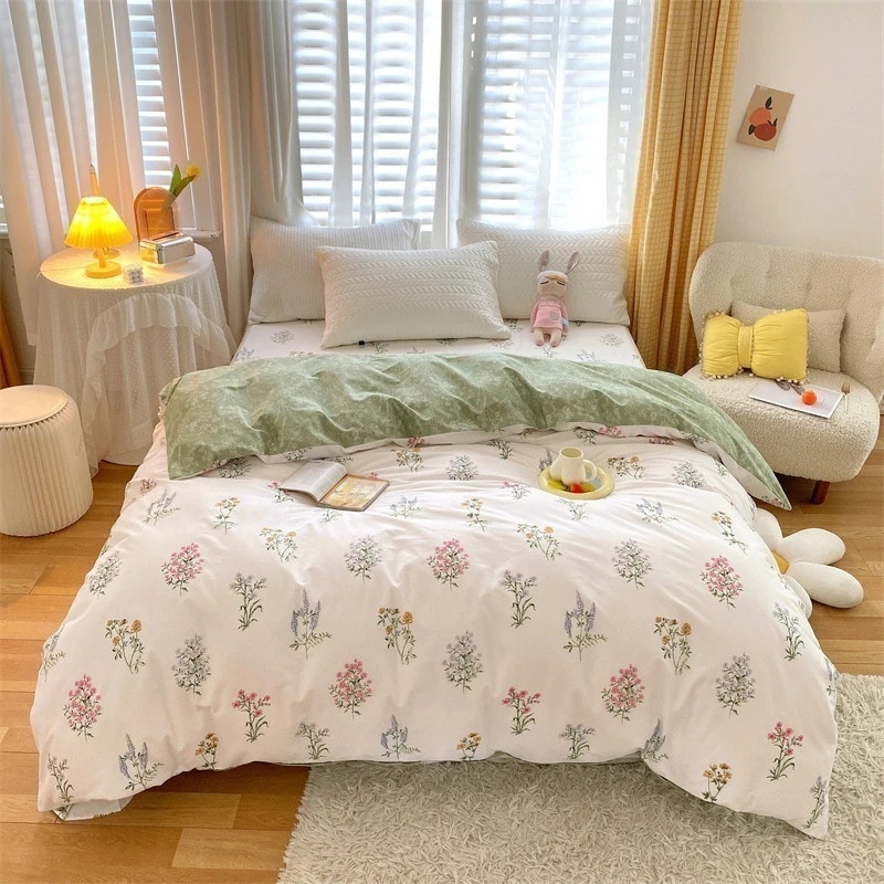 今の流行40 カウント綿キルトカバー 133*72 シングルピース花柄キルトカバー寮 B&B キルトカバー小さくて新鮮な