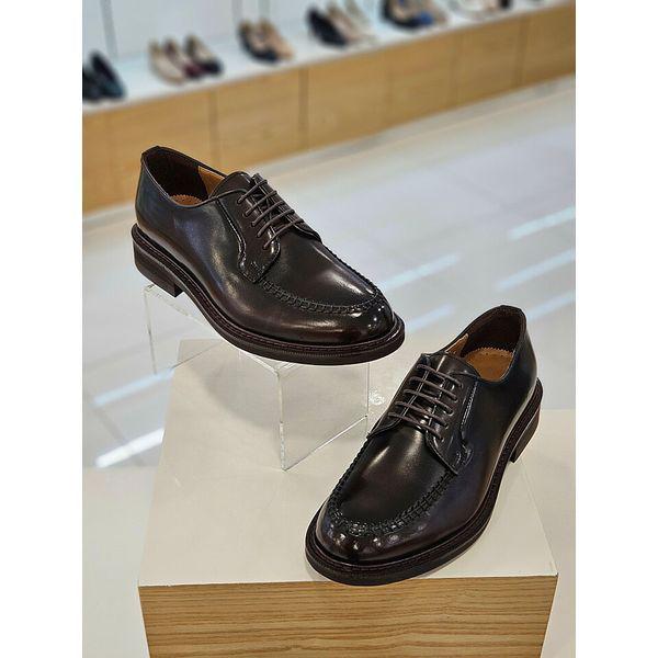 MARIOby 男性 Uチップ ゴルフミシン ドレスシューズ 3cm 122411002_P389507700