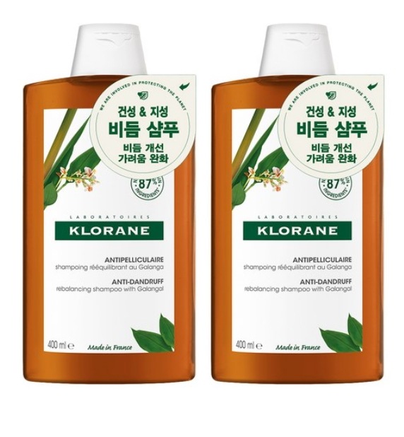 クロランガランガアンチダンドラフシャンプージェントルウッディ香400ml2個