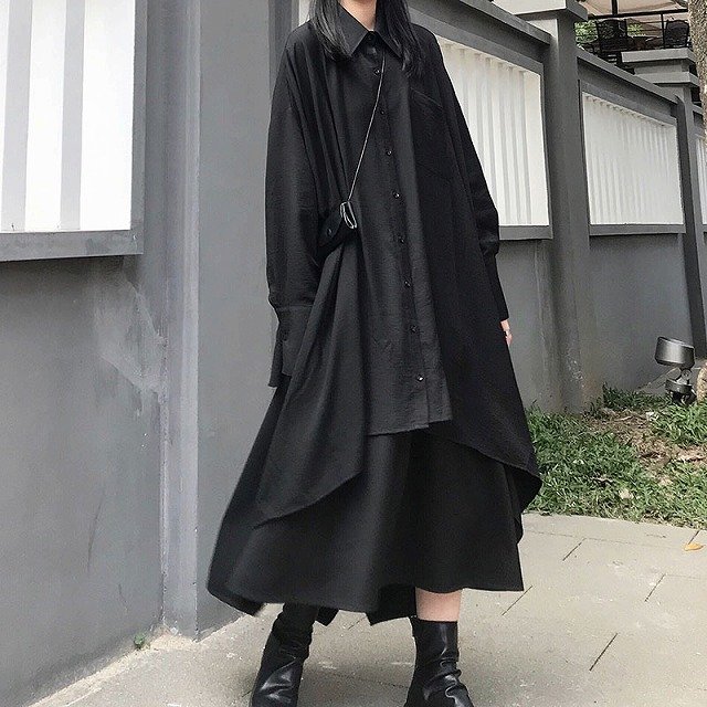 Qoo10 個性的 シャツ 個性的スカート モード系 レディース服