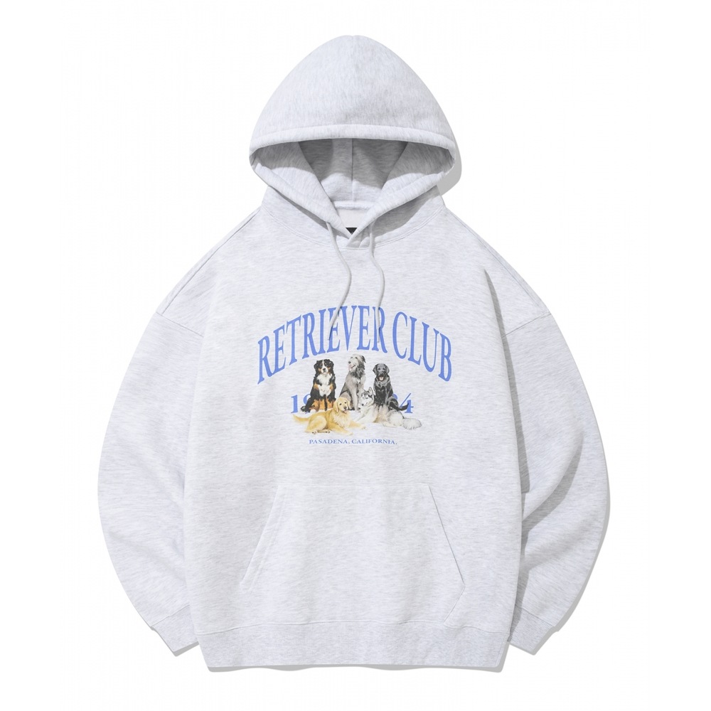 レトリーバークラブレトリーバーフレンズパーカー [メランジグレー]
