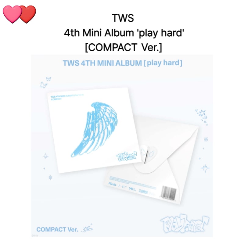 TWS 4th Mini Album play hard [COMPACT Ver.] 7点セットチャート反映