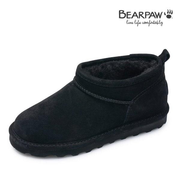 (BEARPAW) SUPER SHORTY 女性用ファーブーツ (K3049011PD-W)