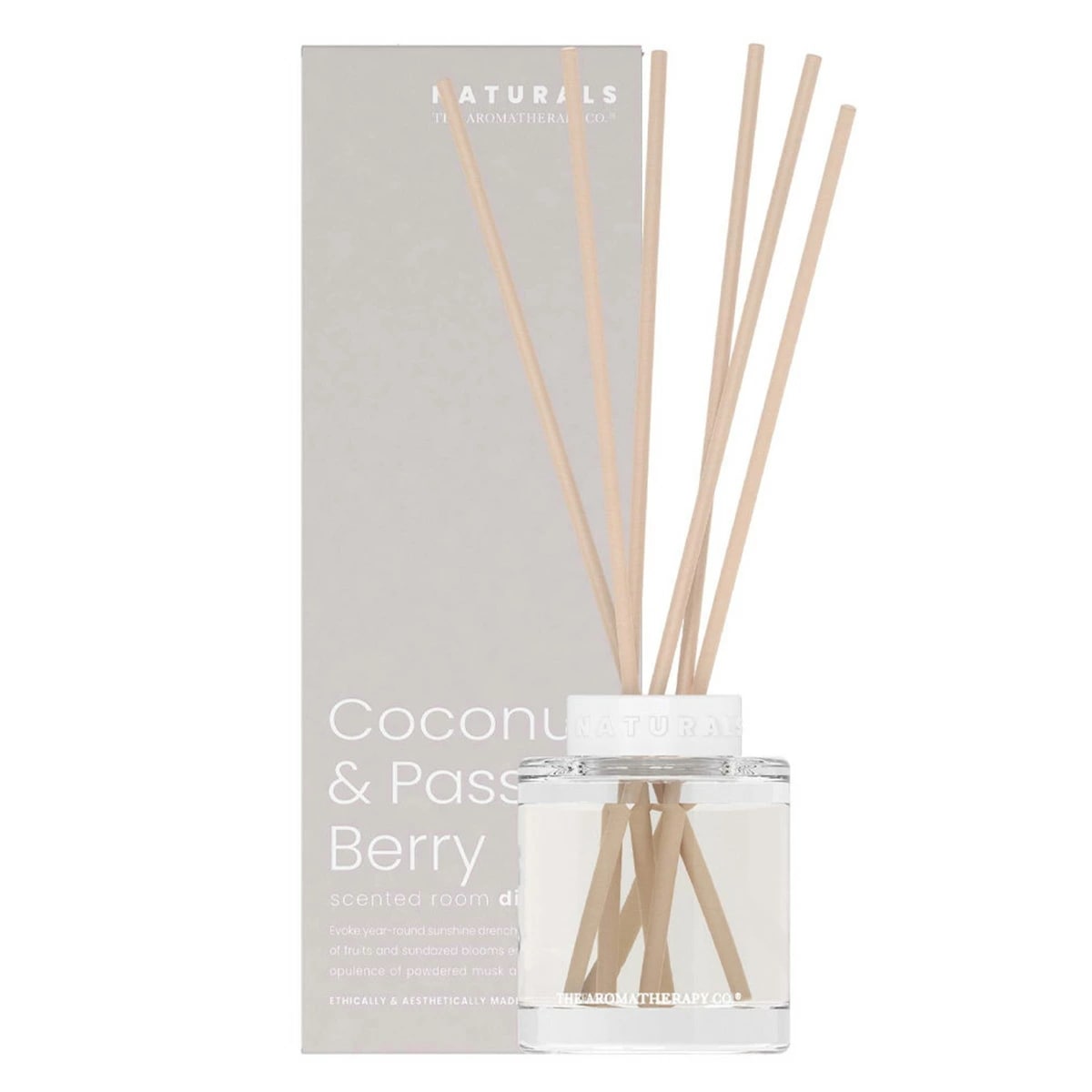 （THE AROMATHERAPY CO.）Naturals　リードディフューザー　120ml　Coconut & Passion Berry　ココナッツ＆パッションベリー　Reed Diffuser