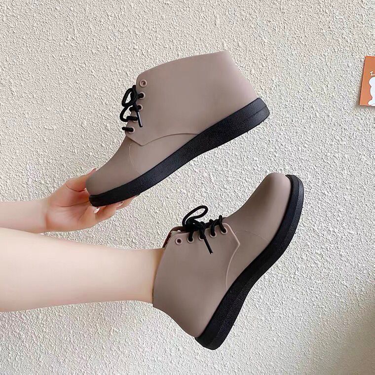 大人気！ レインシューズ レインブーツ 滑り止め ショート キッチン 洗車 作業靴 ゴム靴 ロートップ 防水靴梅雨対策 レディース 韓国ファッション