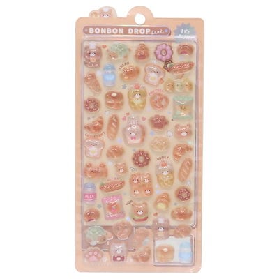 BONBON DROP シール　 10シートセット Qoo10] シールシート ボンボンドロップシール ほ : 文具
