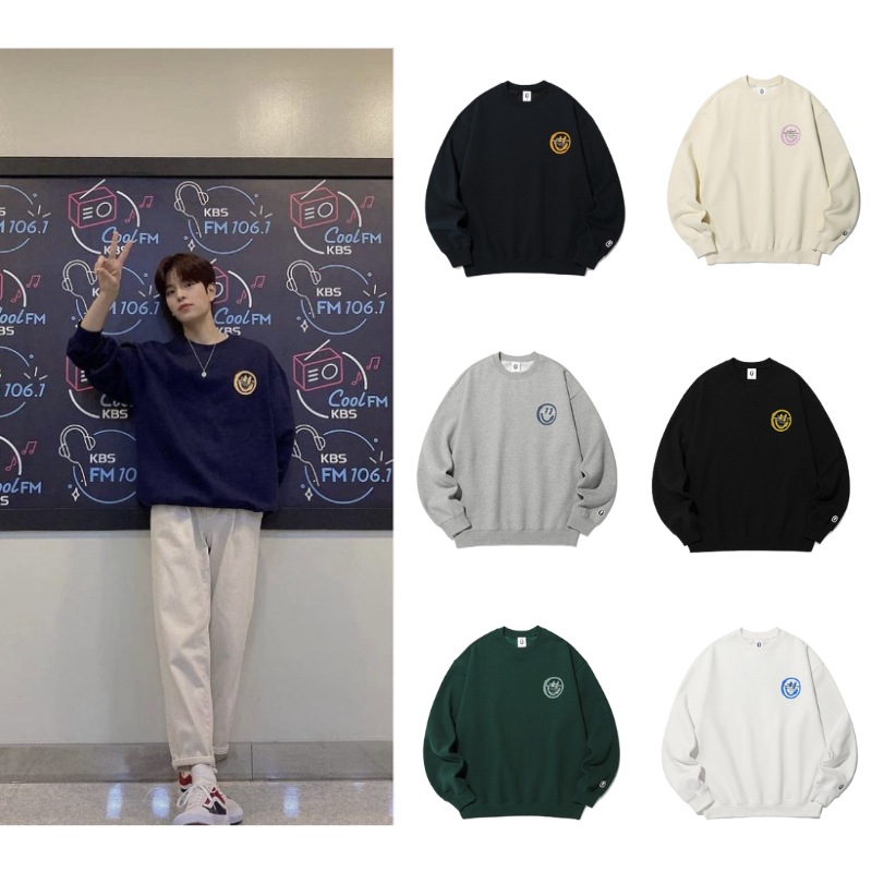 【SKZ Straykidz着用】LOGO&SMILEY スウェット　パーカー