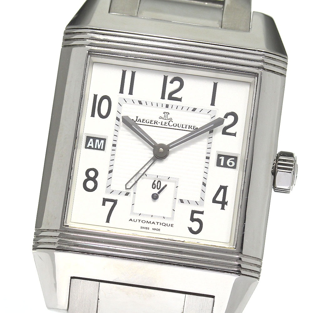 ジャガールクルト JAEGER-LECOULTRE Q7008120 レベルソ スクアドラホームタイム 自動巻き メンズ _821974【中古】